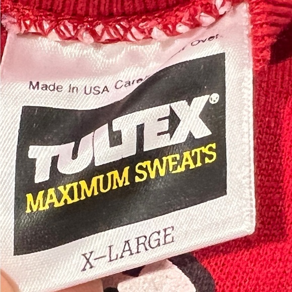 Vintage Country Christmas Georgia Red Xmas Pullover Sweatshirt - Picture 3 of 3